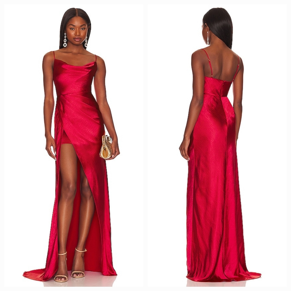 Lovers and Friends Renata Gown in Cherry Red